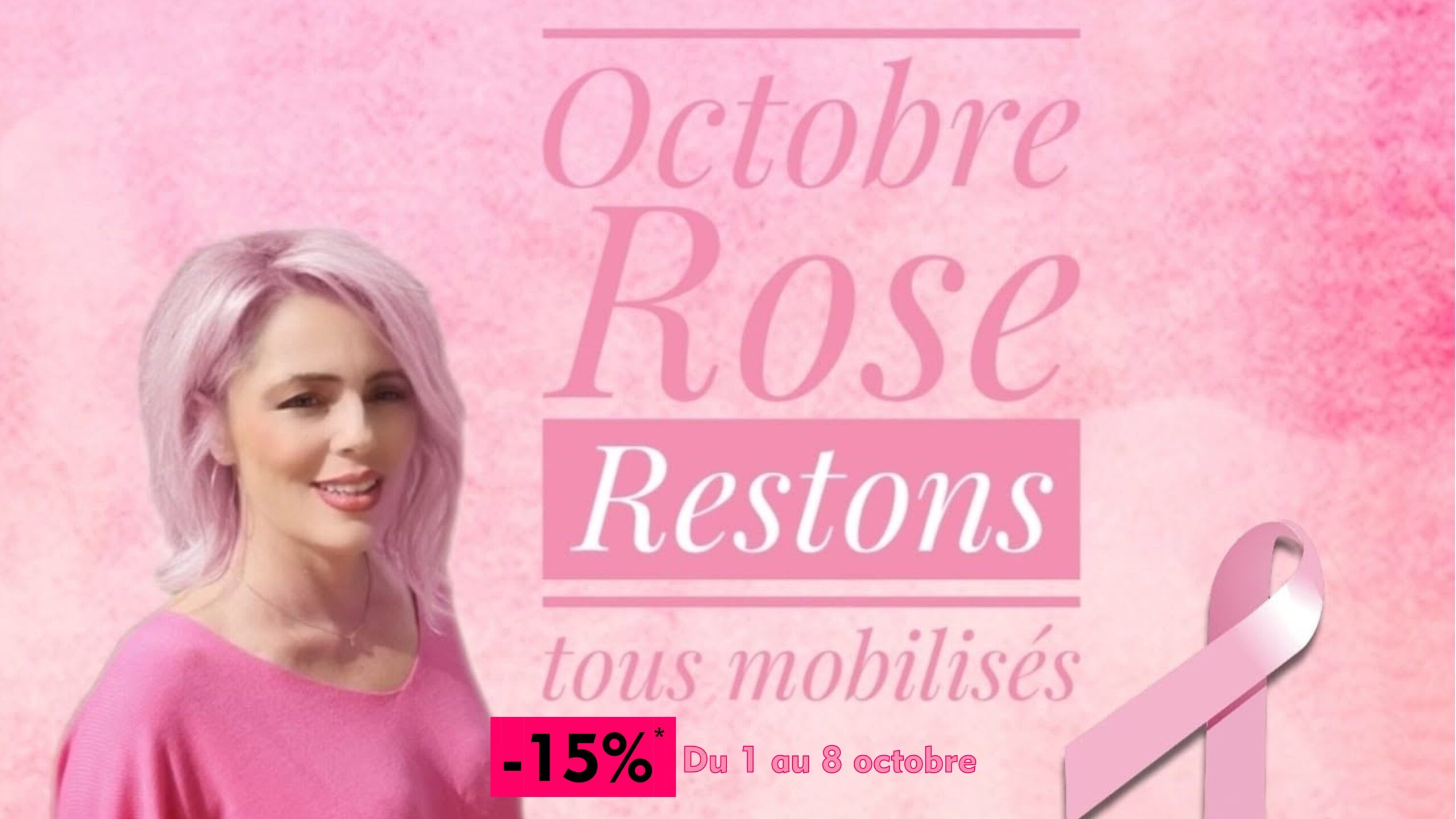Octobre Rose chez Maison Patrick Sérole, coiffeur à Roanne